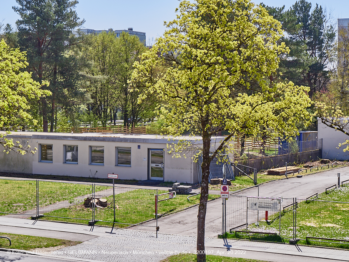 20.04.2022 - Baustelle am Haus für Kinder in Neuperlach